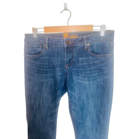 Kut From The Kloth Womens Blue Denim Straight Leg Jeans Size 8 Stretch Comfort - Picture 4 of 8